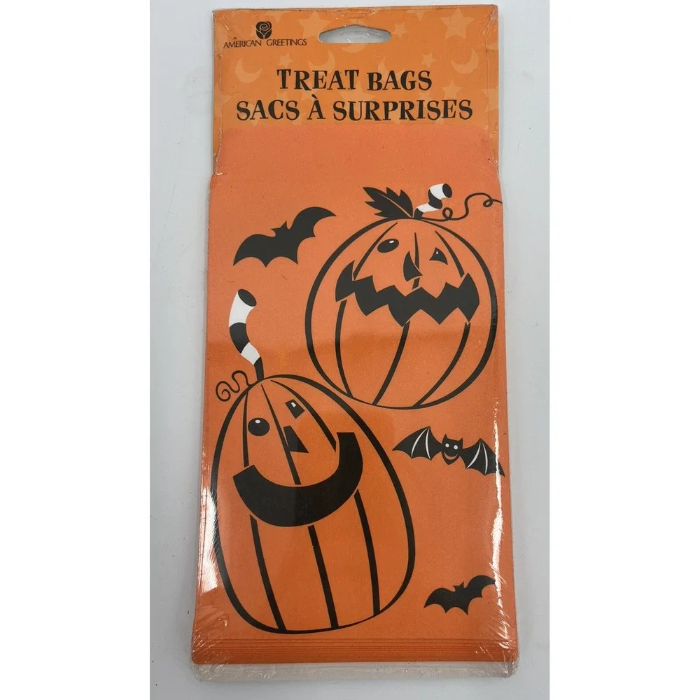 American Greetings Halloween Treat Bags Two Packages 18 Count Each Bats 36 Total
